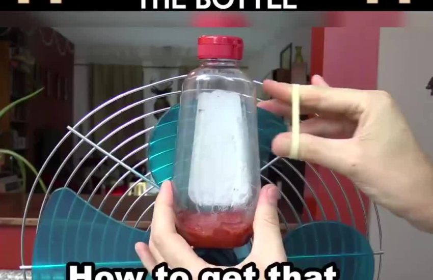 How to get the last bit of sauce out the bottle