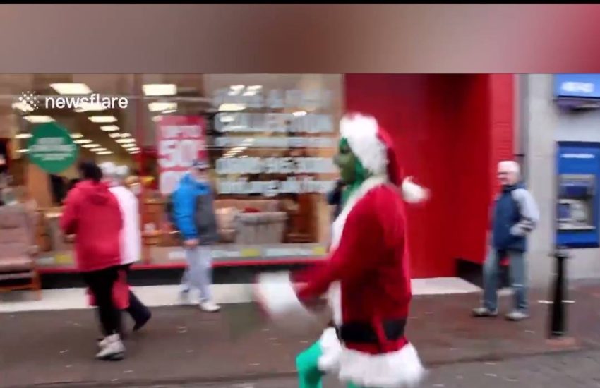 This guy's grinch impression is life