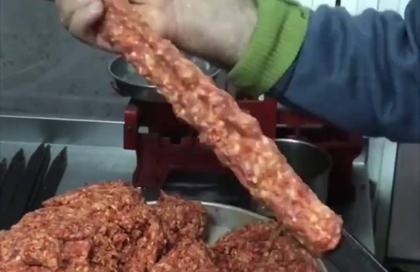 Huge juicy kebab sticks!