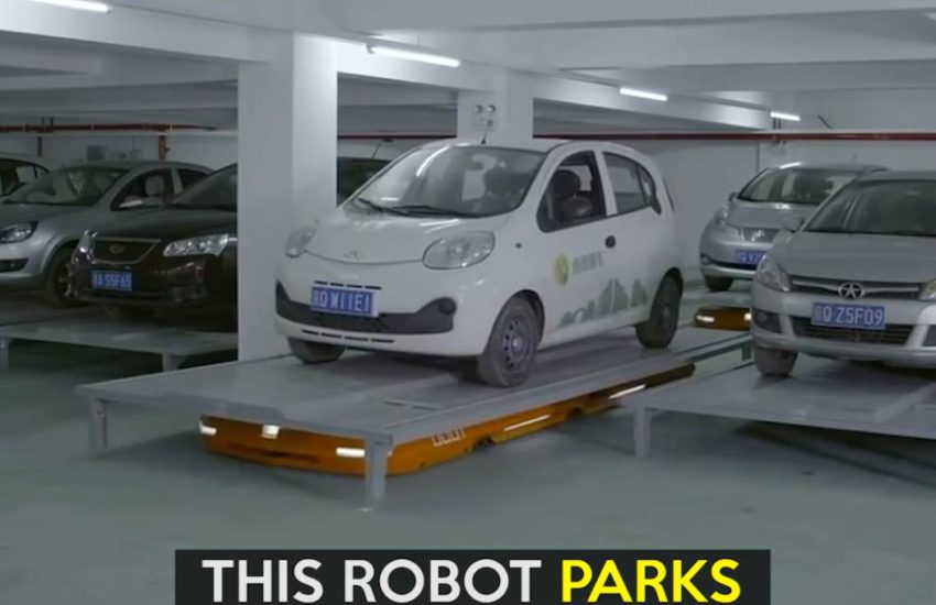 This robot parks your car for you