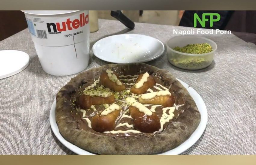 This pizza is made from chocolate