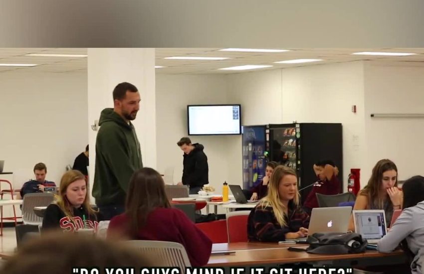 Embarrassing ringtones in the library prank