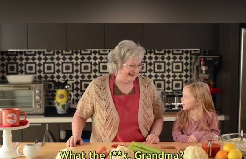 Potty mouth Grandma on vegans