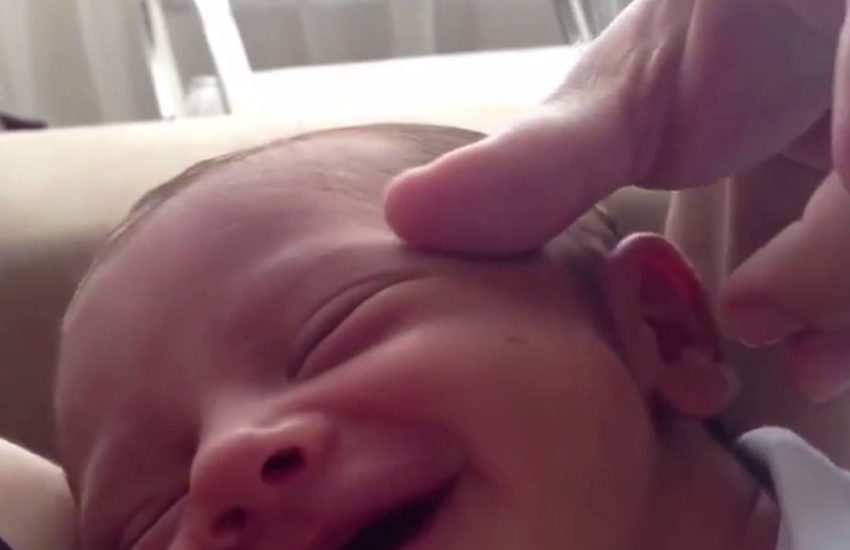 A mother's touch is precious