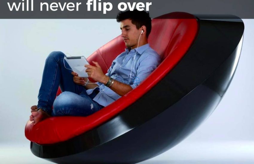 This rocking chair will never flip over