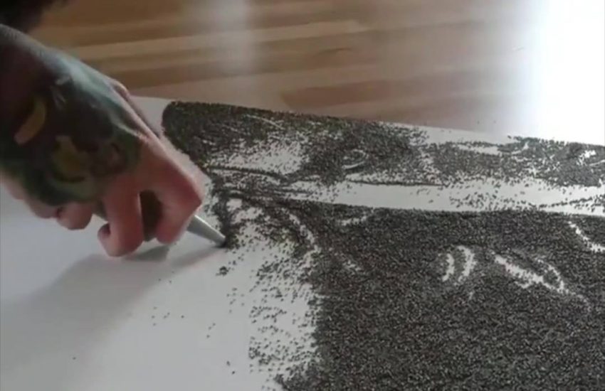 Incredible Star Wars gunpowder portrait