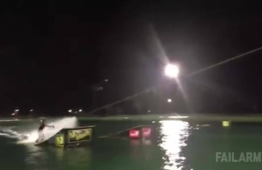 Wakeboarding Ramp Slam