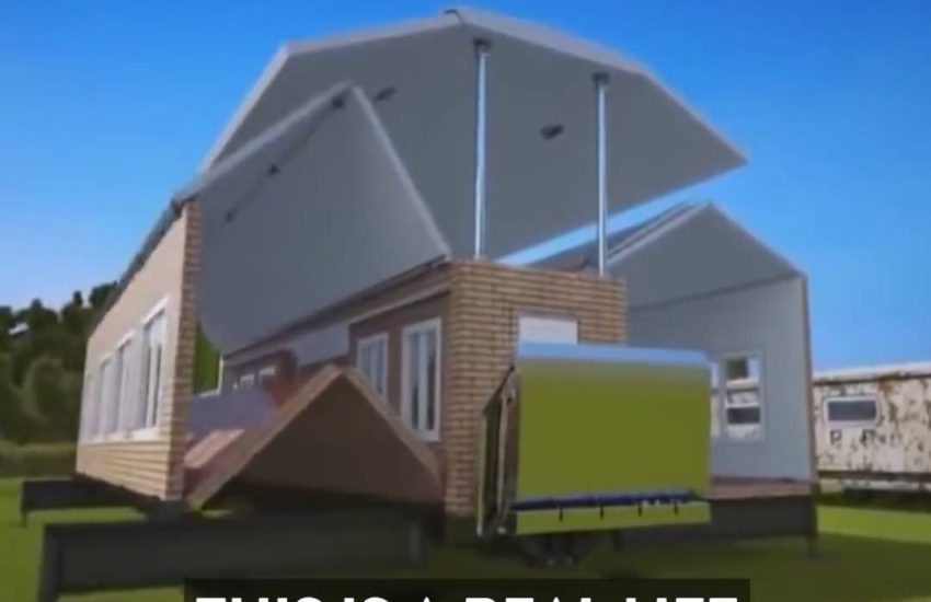 Now you can drive your house around!