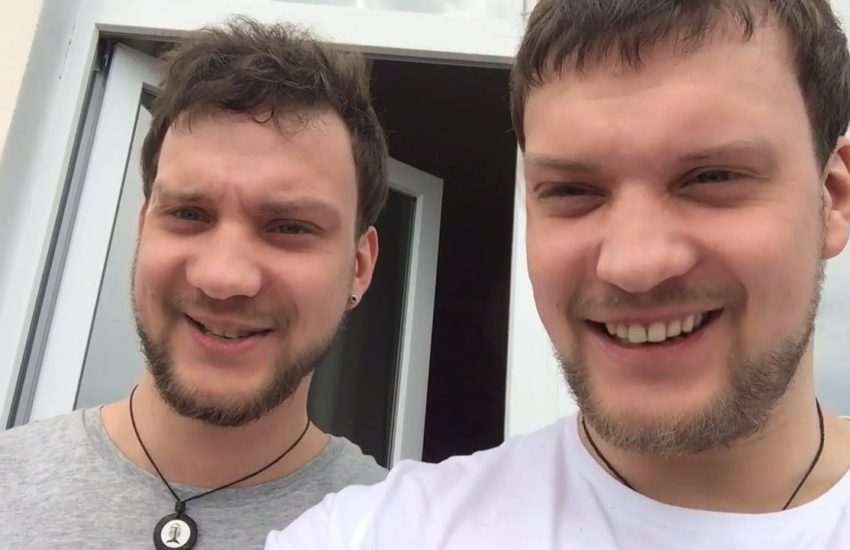 When twin brothers try to face swap... Provided by: ViralHog