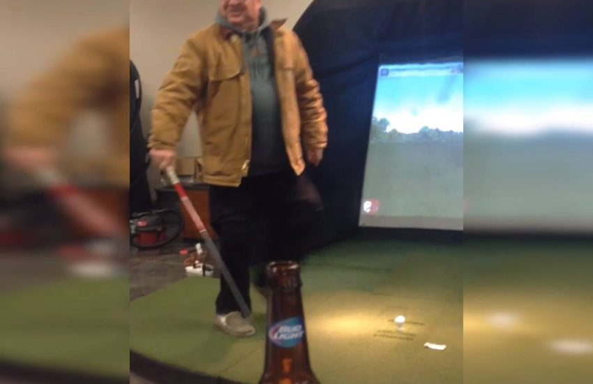 Lad Can't Hit The Ball For His Life