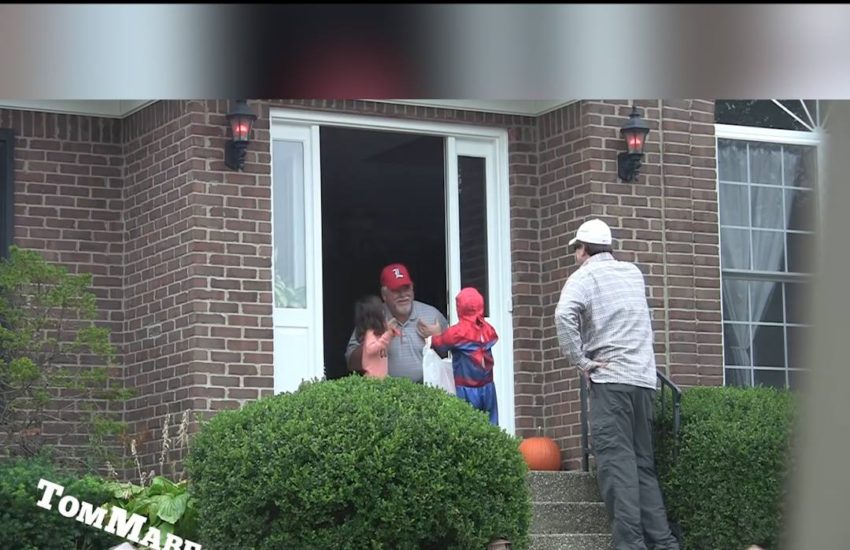 GUY USES FAKE CHILD TO TREAK OR TREAT