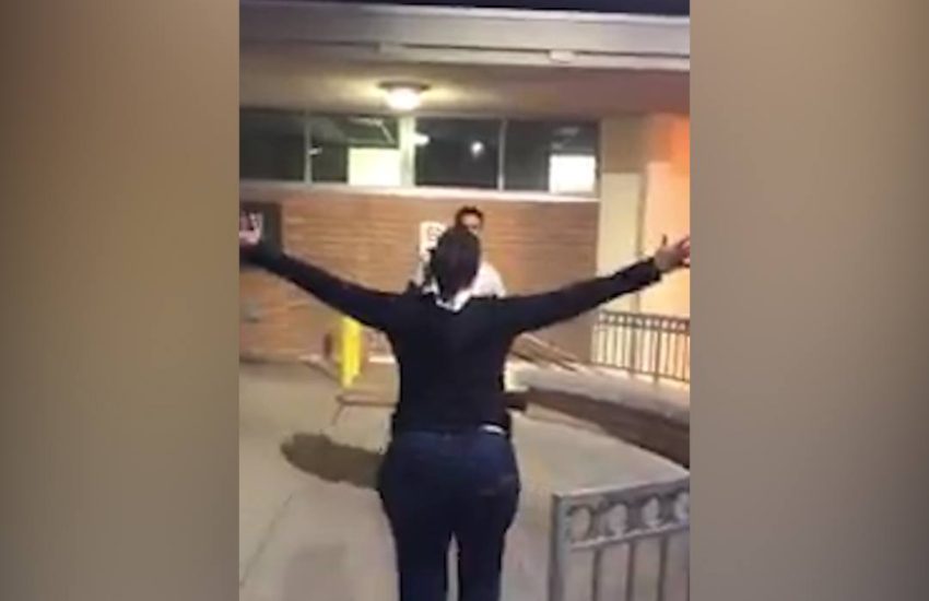 She flew from Hawaii to watch her son play