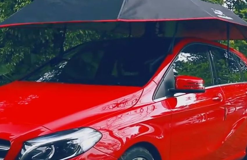 This tent raises the roof