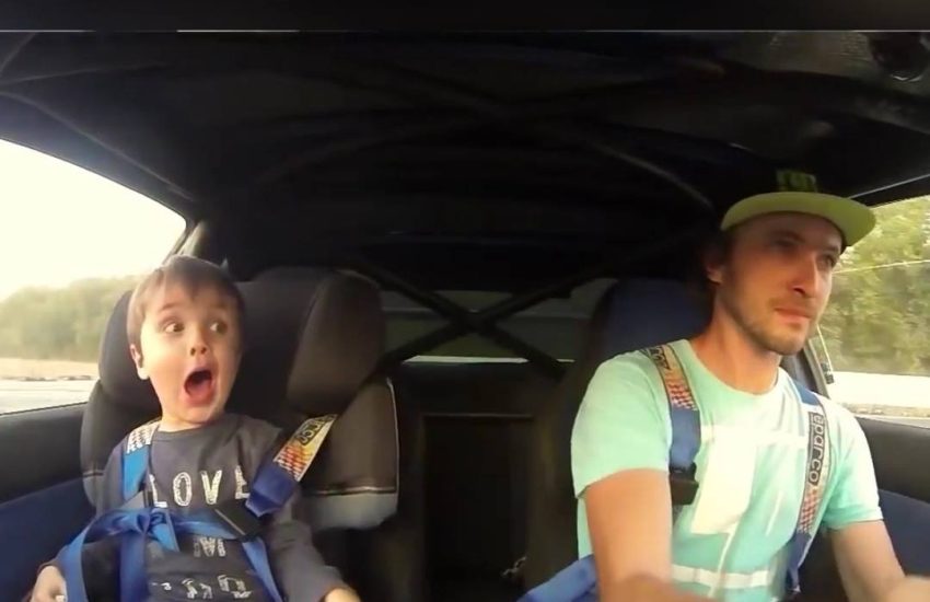 When you leave the kid with dad