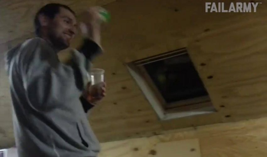 醉啤酒乒乓球員史詩fadeaway失敗
