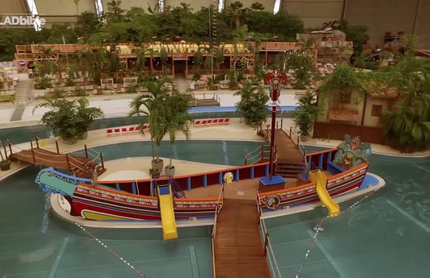 Tropical Paradise Inside Hangar