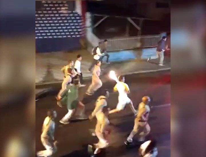 The Majestic Olympic Torch