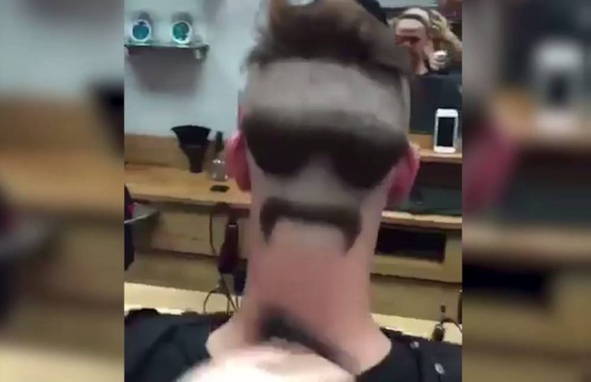 Lad Gets F*cked Up Hair Cut