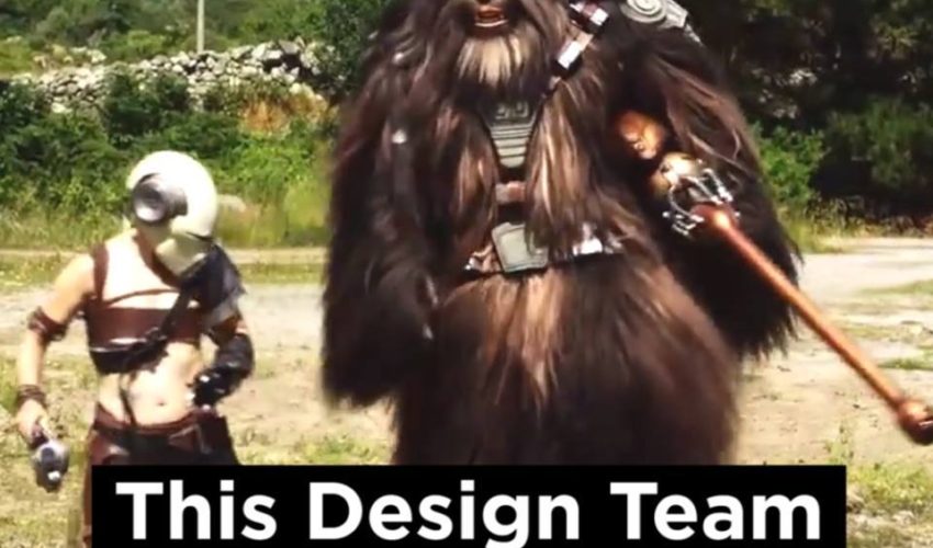 設計團隊讓現實生活中的Wookie服裝