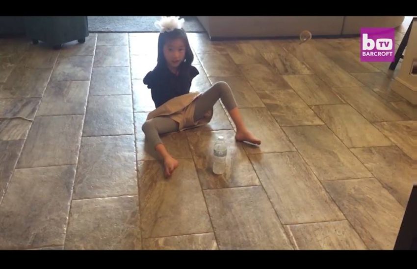 Incredible Armless Girl Nails Bottle Flip