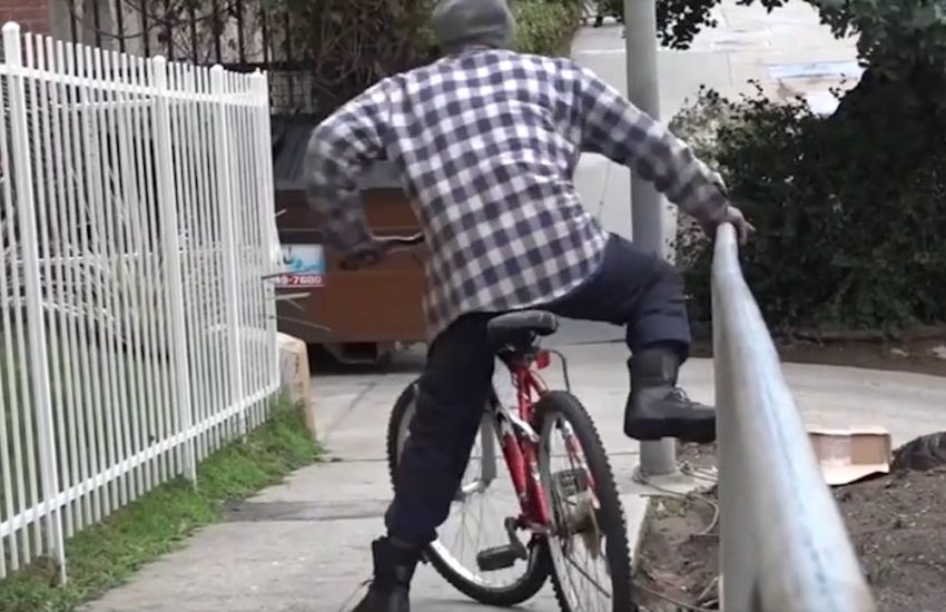 Playing A Trick On Bike Thieves