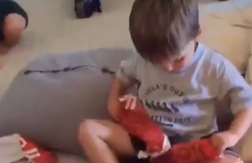 When You Pretend To Like A Christmas Present