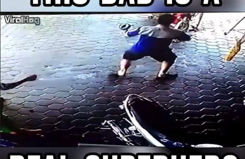 This Dad Is A Real Superhero