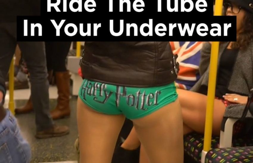Ride The Tube In Your Underwear