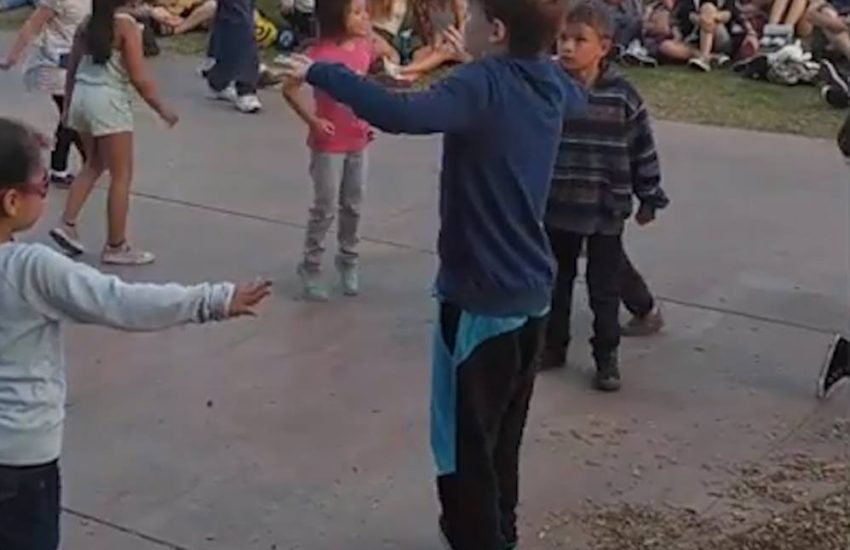 Kid Busting Out Some Moves