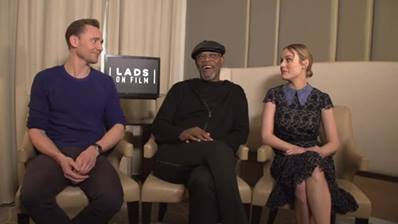 Samuel L. Jackson，Tom Hiddleston＆Brie Larson在…