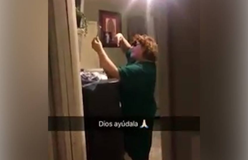 Mum Gets Caught Taking A Selfie