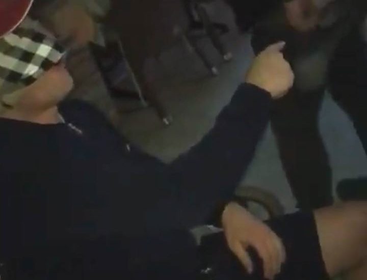 Blindfolded Bum Prank