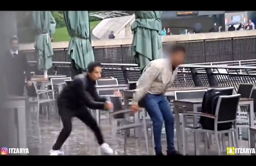 Pulling Chairs Brutal Prank