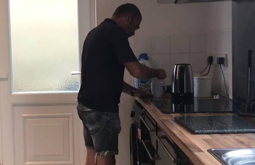 Dad Freaks Out Over Kettle Prank
