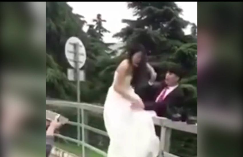 OZZY MAN REVIEWS BRIDE FALLING ON FENCE