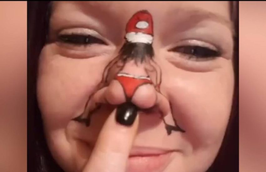 Christmas twerking nose