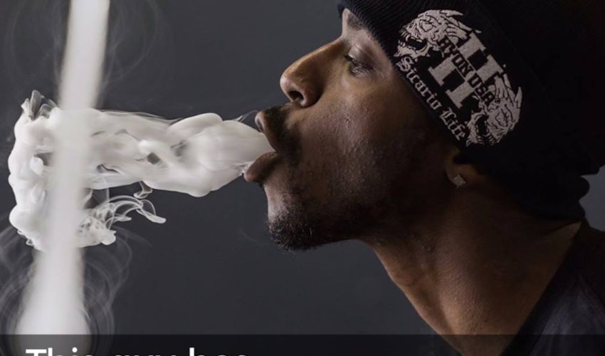 這傢伙有瘋狂的vape技能