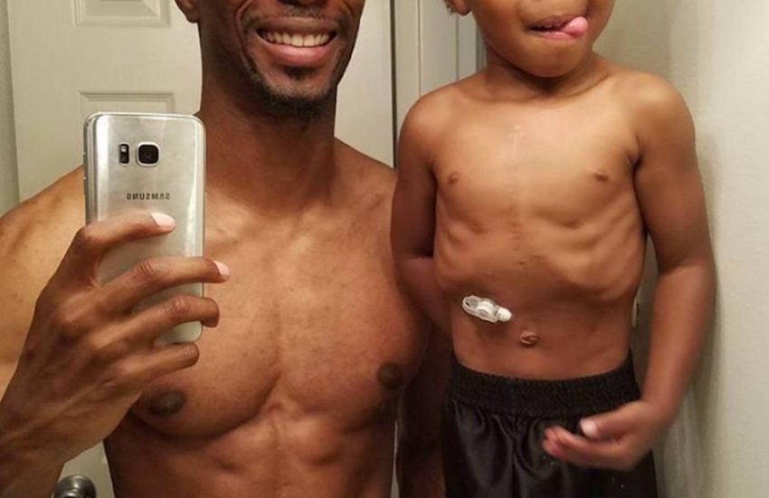 This father does everything in his power to make his son feel ...