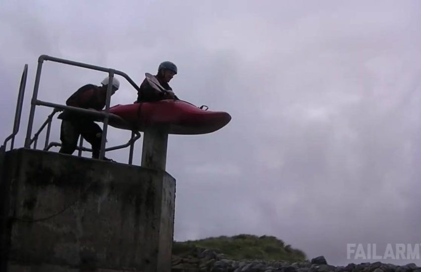 Countdown Kayaking Fail